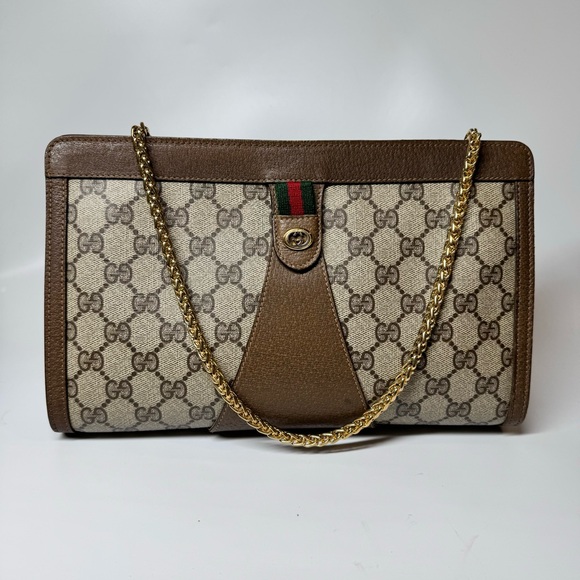 Gucci Supreme GG Monogram Accessory Collection Clutch Crossbody Bag - Picture 9 of 14
